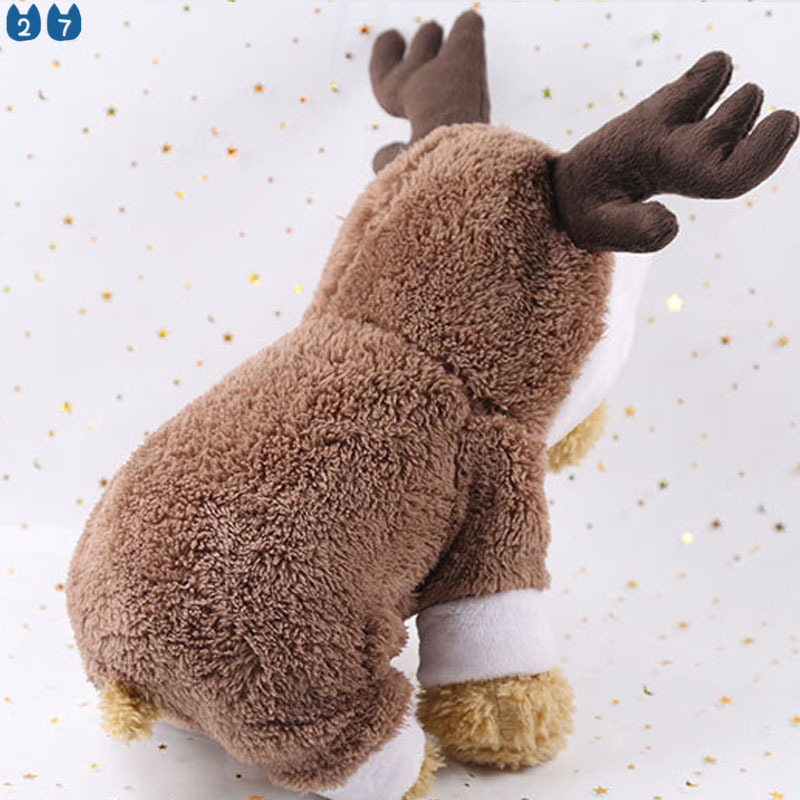 Bộ Đồ 27 Món Giữ Ấm Dày Dặn In Hoạt Hình Giáng Sinh Cho Thú Cưng