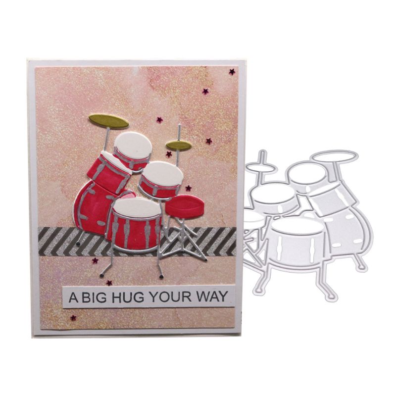 Khuôn Cắt Giấy Kim Loại Hình Trống