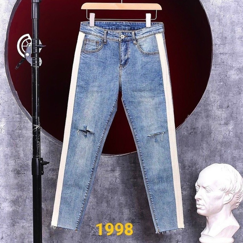 Quần jean nam đẹp co giãn đơn giản from đẹp Soái Ca hợp Thời Trang ms1998