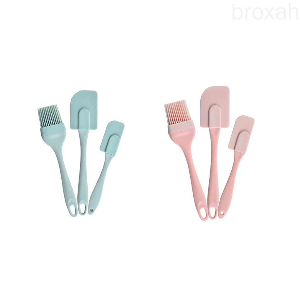 Set Thìa Và Cọ Silicon Phết Dầu Làm Bánh Tiện Lợi Dành Cho Nhà Bếp