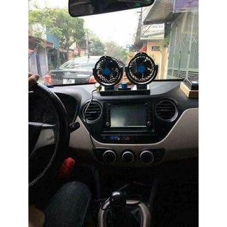 quạt đôi oto mini