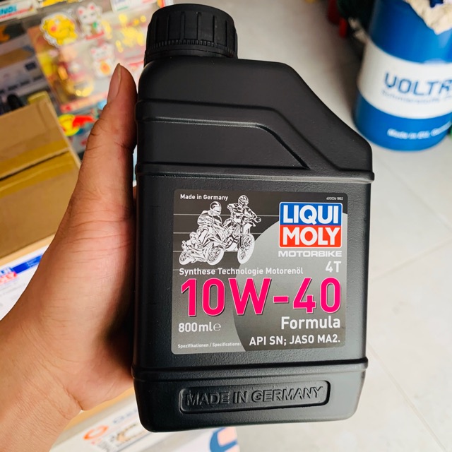 NHỚT XE MÁY LIQUI MOLY MOTORBIKE 4T 10W-40 FORMULA 800ML - 3036 Made in Germany