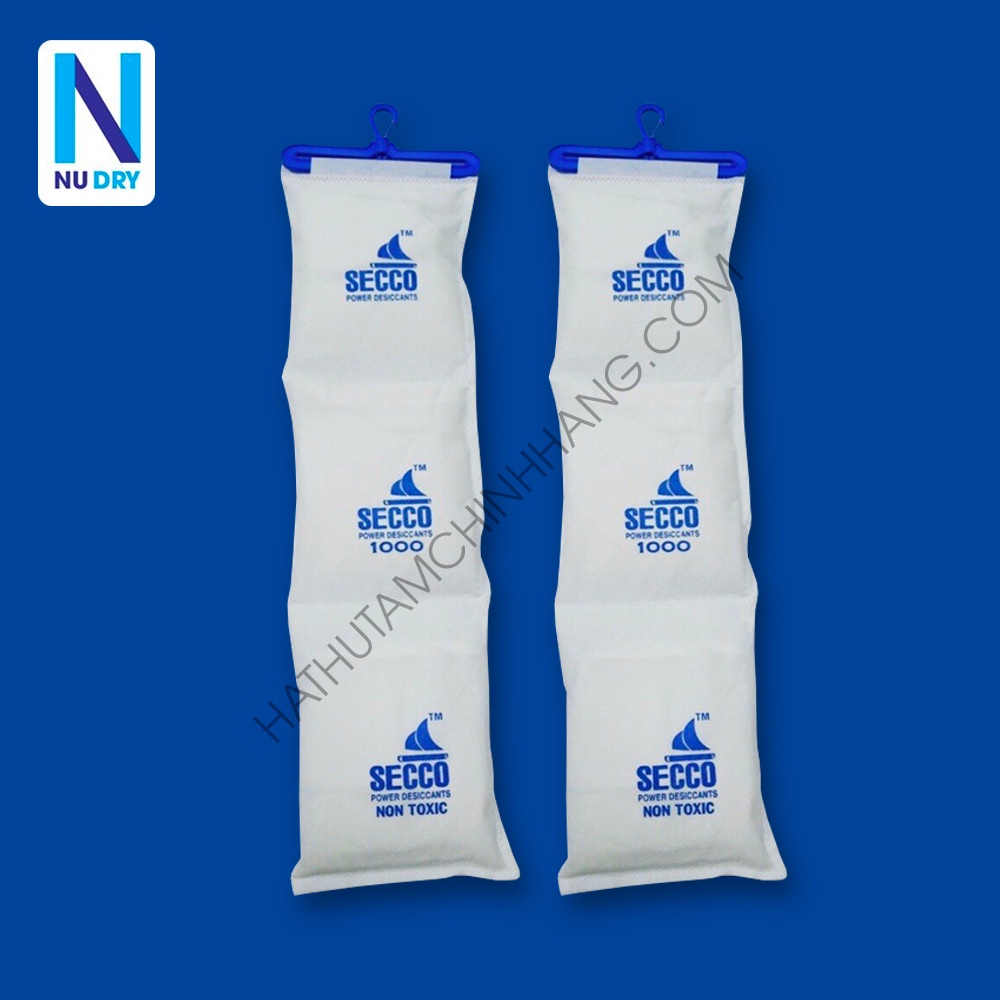 Gói Hút Ẩm Lớn  1KG  - Hạt chống ẩm mốc, khử mùi hôi, treo trong phòng, xe, tủ quần áo nhà kho NU DRY