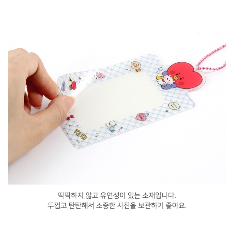 LINE FRIENDS BT21 MÓC KHÓA TÚI ĐỰNG ẢNH THẺ