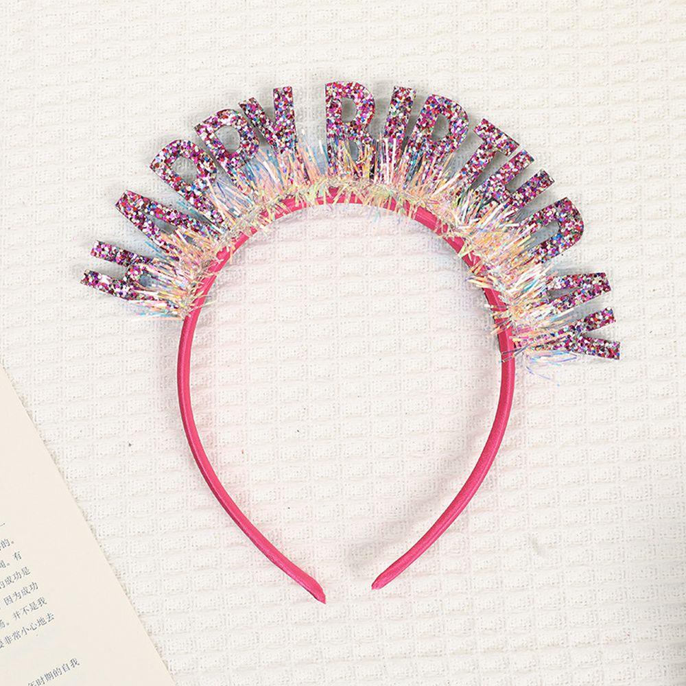 ANEMONE Băng Đô Đính Kim Sa Họa Tiết Hoạt Hình Dễ Thương Dùng Trang Trí Bánh Kem