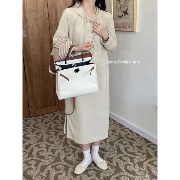 Váy bầu dáng suông trẻ trung, năng động, chất cotton tăm co dãn mặc đi chơi, đi dự tiệc
