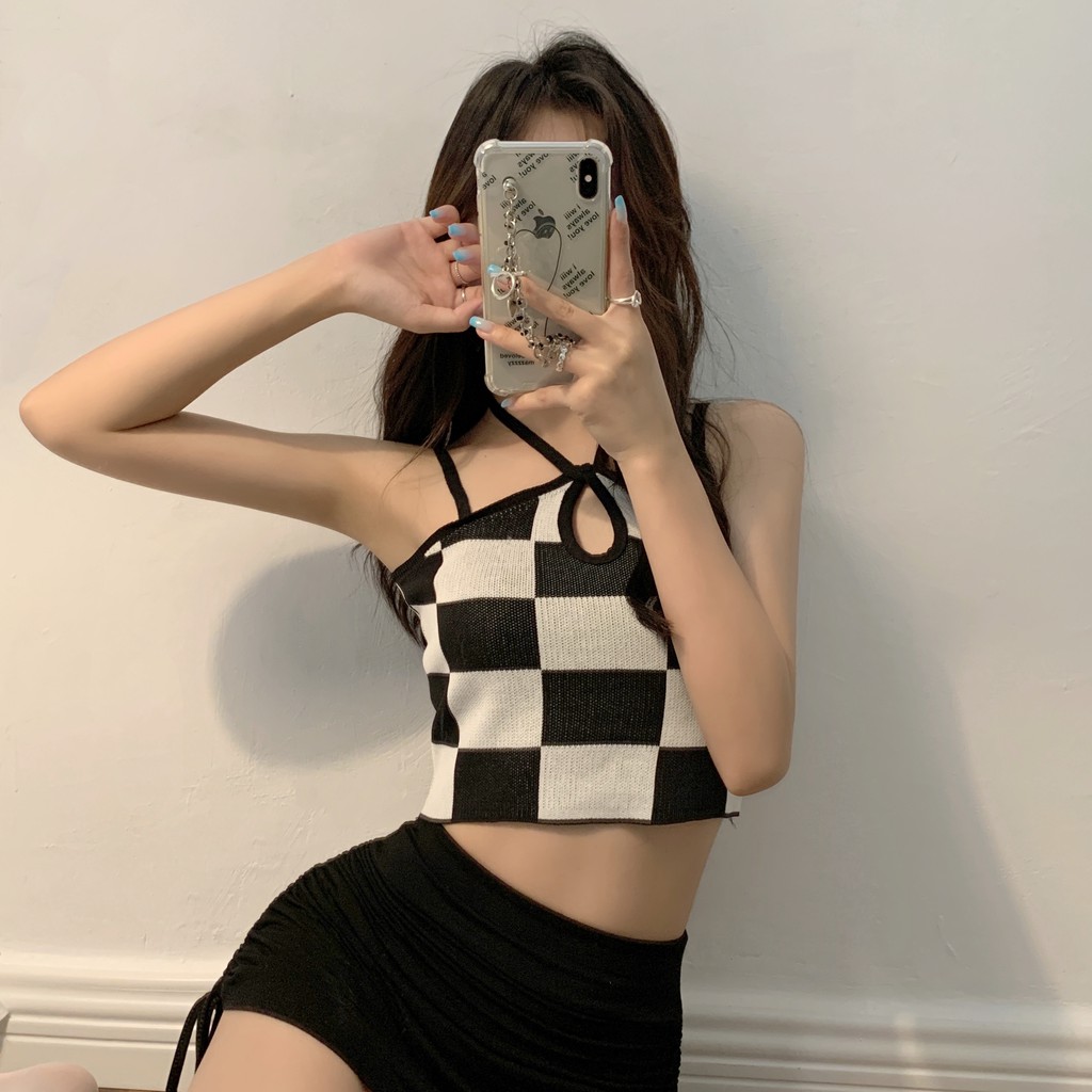 QADCOL  Áo ống hai dây thiết kế quyến rũ cho nữ