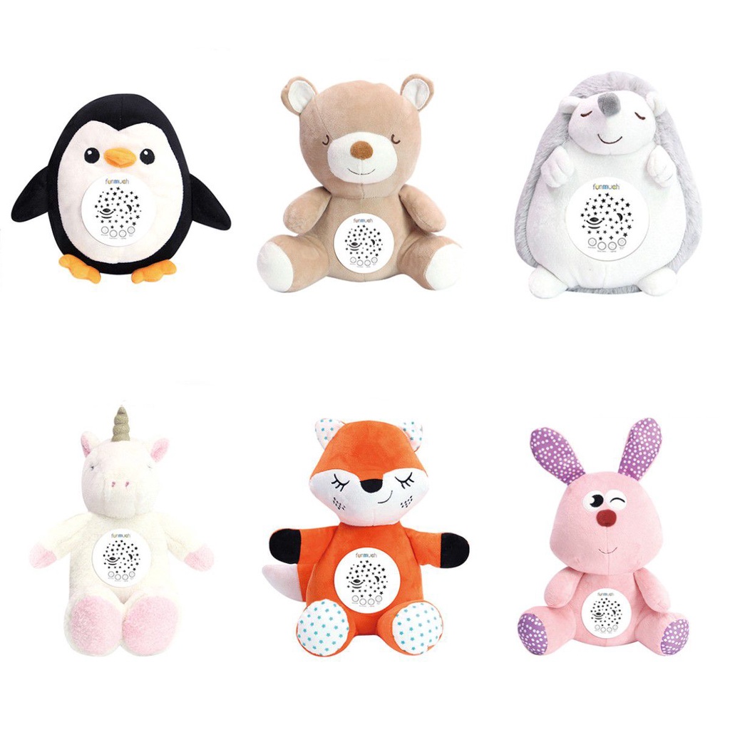 Đồ chơi nhồi bông Hình Anmalis Phát Ra Âm Thanh Và Ánh Sáng Ban Đêm Cho Bé