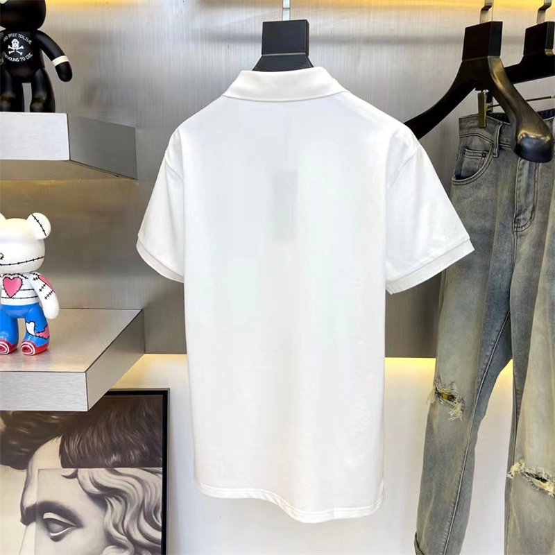 D &amp; OR Áo Thun Polo Tay Ngắn Thêu Logo Thiết Kế Nhỏ Gọn Ngực Nhỏ Đơn Giản Chất Lượng Cao