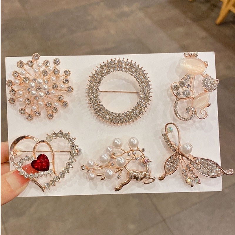 Ghim Cài Áo Kim Loại Cao Cấp Phong Cách Hàn Quốc