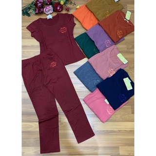  Đồ bộ trung niên bộ cotton trung niên   FREESHIP   vải Cotton xin thấm mồ hôi co giãn không xù lông size 48- 75kg 