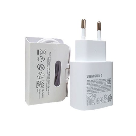 Bộ Sạc Nhanh 25W Samsung Note10/Note20/A70/A71/A80/A90/S20/S20Ultra CHÍNH HÃNG Cổng Type C - Hàng ZIN BÓC MÁY, BH 6 T