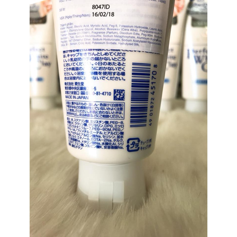 (SX Nhật Bản) Sữa rửa mặt đất sét trắng Senka Perfect White Clay 120g | BigBuy360 - bigbuy360.vn