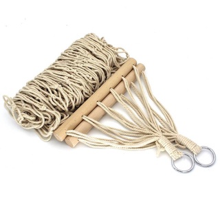 Võng Lưới Cotton Kèm Dây Thừng Treo Ngoài Trời