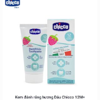 Kem đánh răng Chicco hương dâu