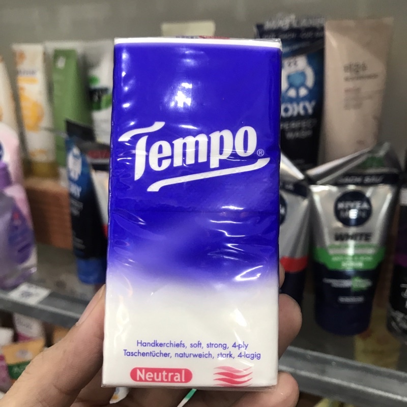 1 bịch khăn giấy Tempo 10 Miếng