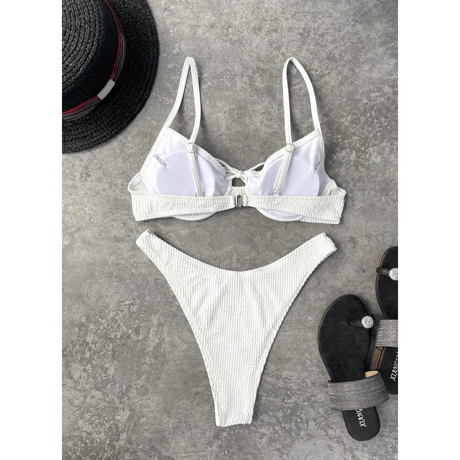 BIKINI GÂN DÂY THẮT NƠ NGỰC KHÓA SAU KIỂU DÁNG SEXY