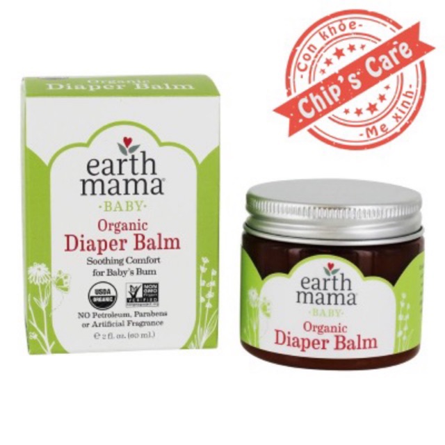 Kem hăm Organic Earth mama Diaper earthmama