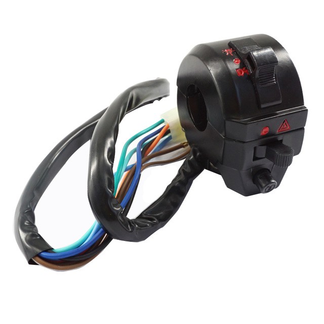 Bộ cùm công tắc Sói  thép sơn tĩnh điện độ Harley Cafe Racer Chopper Bobber CG125 SU GN125 Win Honda Yamaha