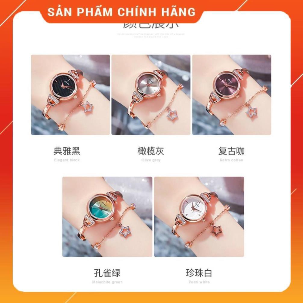 Hàng Cao Cấp -  Đồng hồ - nữ-  Kimio - nhật bản dạng lắc dây rút điệu đà sang trọng kèm vòng tay - lỗi 1 đổi 1