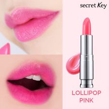 [Đại Lý Chính Thức]  Son Dưỡng Có Màu Sweet Glam Tint Glow Secret Key Lollipop Pink - Son Dưỡng Sweet Glam Màu Hồng Phấn