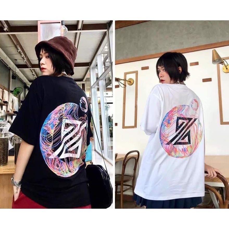 Áo Thun 💚𝗙𝗥𝗘𝗘𝗦𝗛𝗜𝗣💚Tshirt NAM Nữ Màu Đen Chất Vải Thun Cotton Hàng Freesize 1 Cỡ Form Dáng Rộng Dưới 65kg Mặc Vừa | BigBuy360 - bigbuy360.vn