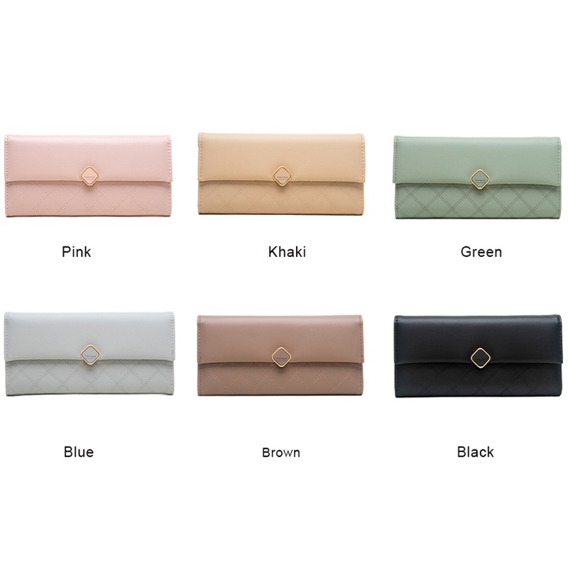 Ví Dài Đựng Thẻ Cao Cấp Thời Trang Dành Cho Nữ Giá Đỡ