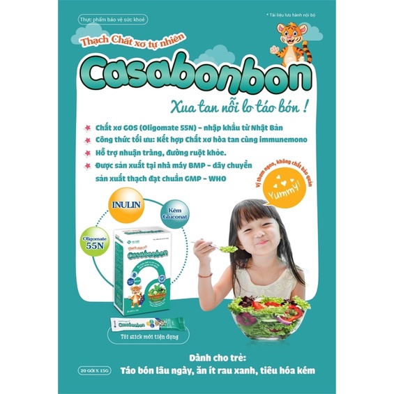 ✅ THẠCH CHẤT XƠ  CASABONBON DHT - Chất Xơ Nhật Bản tự nhiên - Chống Táo Bón