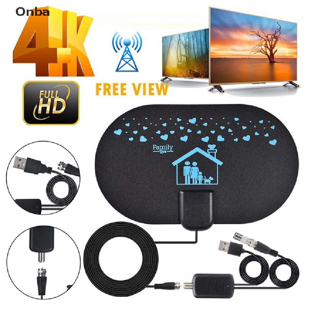 Anten TV kỹ thuật số trong nhà 4K HD 1080P 2000 dặm chất lượng cao