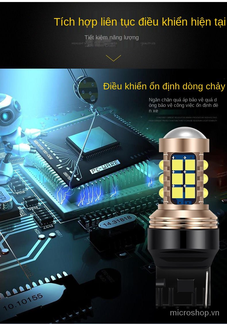 Đèn Led Gắn Đuôi Xe Hơi Chuyên Dụng T15T201156