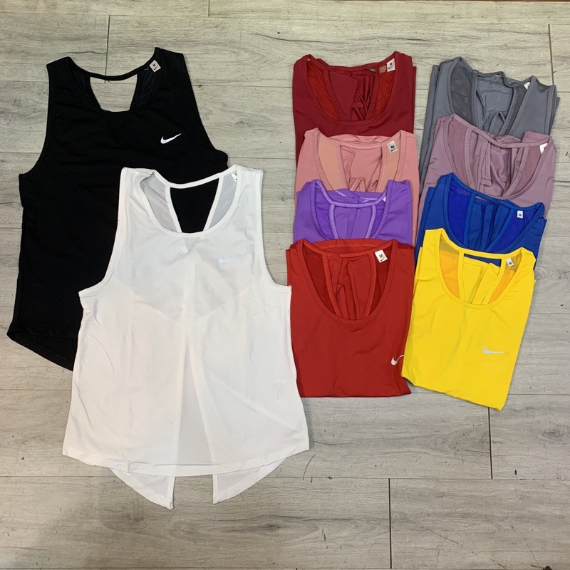 ÁO TẬP GYM NỮ - ÁO TANKTOP PHỐI LƯỚI LƯNG Y