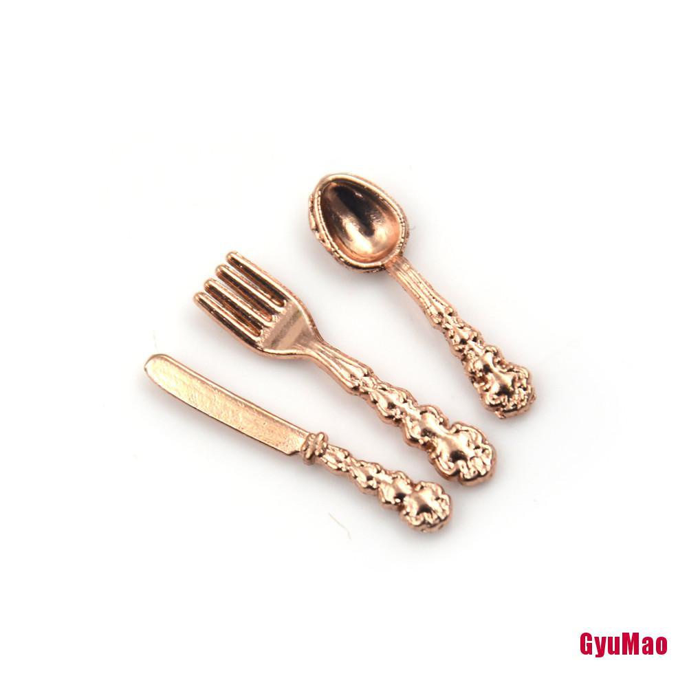 Bộ 12 Dụng Cụ Nấu Ăn Tỉ Lệ 1:12 Độc Đáo Trang Trí Nhà Búp Bê