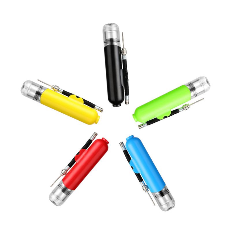 Dụng Cụ Bơm Hơi Cầm Tay + 3 Kim Bơm Bóng Chuyên Dụng