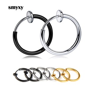 Khuyên tai nam titan kẹp vành mỏng không cần xỏ lỗ