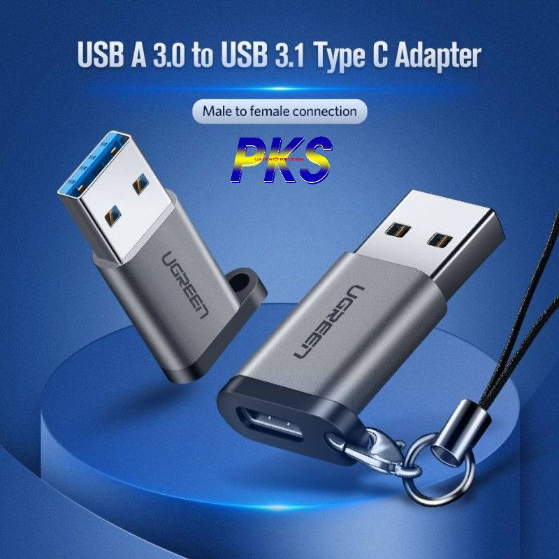 Đầu chuyển USB 3.0 sang USB Type C âm cao cấp Ugreen 50533