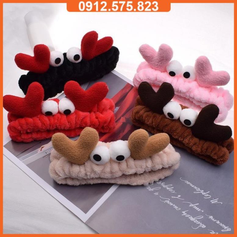 Băng đô Turban Hình Tuần Lộc Có Mắt Siêu Hót