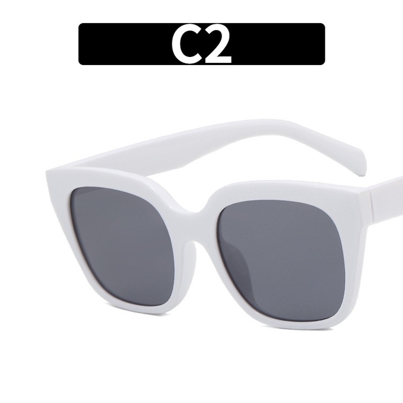 Kính Mát Gọng Vuông Chống Tia UV Thiết Kế Đơn Giản Thời Trang Cá Tính Cho Nữ