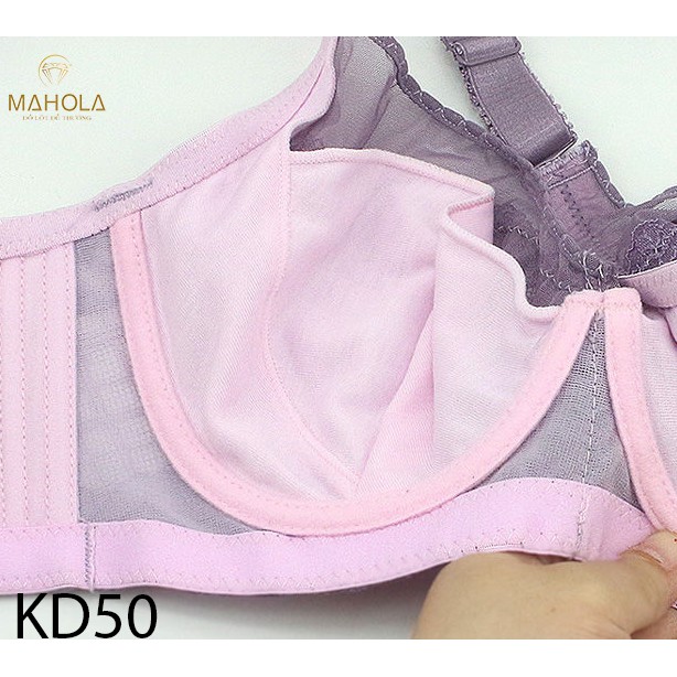 Áo Lót Mút Mỏng Nâng Ngực Phối Ren Sexy_Mahola_ KD50