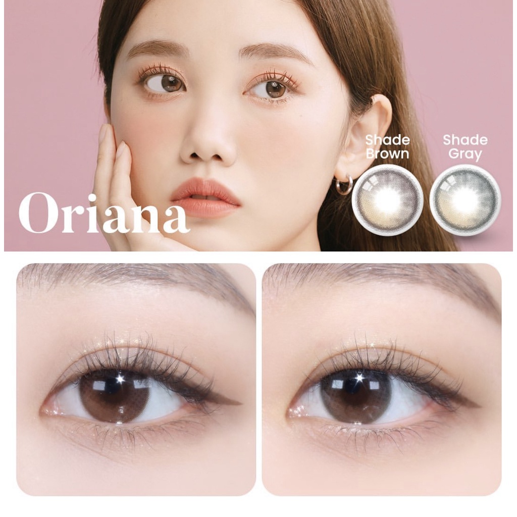 Kính Áp Tròng Filter Phủ Bóng Oriana Shade Brown 14.0mm - FAIRY SHOP CONTACT LENS độ 0 đến 8