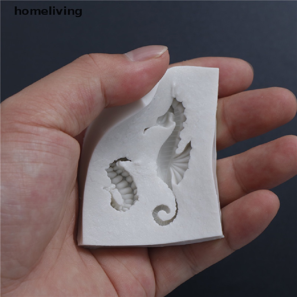 Khuôn Silicone Làm Bánh Hình Cá Ngựa Độc Đáo Tiện Dụng