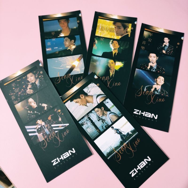 Set 5 bookmark Tiêu Chiến thẻ kẹp đánh dấu sách Vương Nhất Bác N05