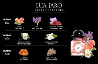 [Chính Hãng 100%] Nước Hoa Lua Jaro (thanh lý hàng mất hộp)