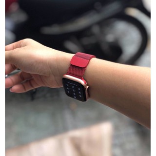 Dây Milan Đồng hồ thông minh Apple Watch thép cực chất (Hồng, Đỏ Đô, Da Cam)