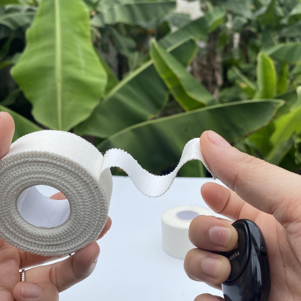 Băng keo thể thao, băng keo thể thao vải cotton đa năng quấn cơ đá bóng, phục hồi chấn thương nhanh chóng