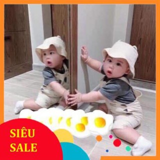 Hot- set yếm hổ kèm nón cho bé trai