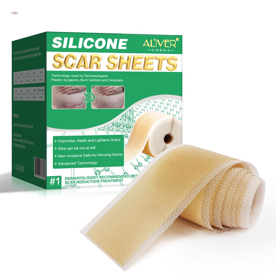 Miếng dán xóa mờ sẹo bằng gel silicone tái sử dụng ALIVER