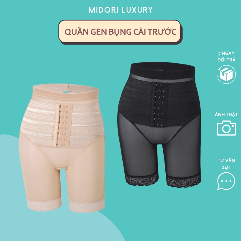 Quần gen bụng nịt eo Nâng Mông móc cài trước định hình bụng thon gọn M122