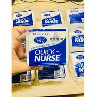 Bông y tế Quick nurse gói 25g