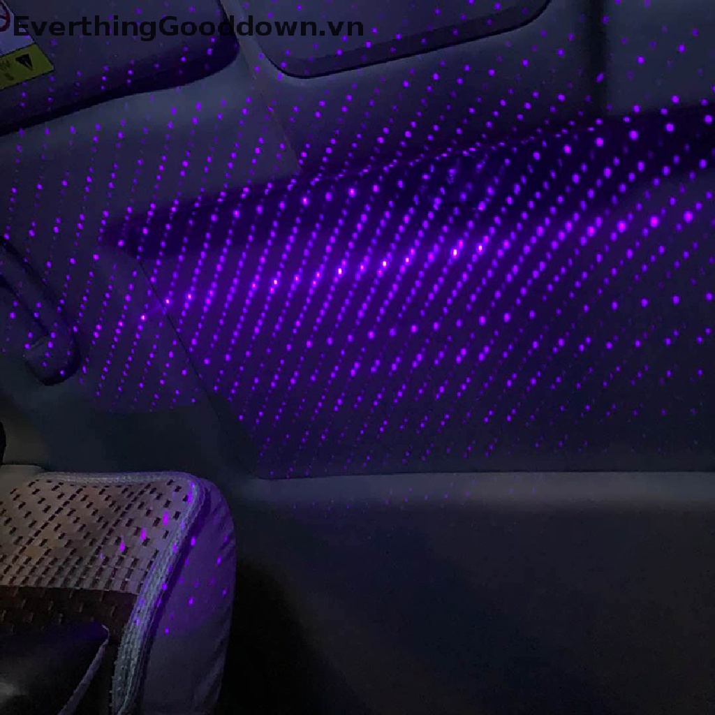 Everthinggood Đèn LED Chiếu Hình Bầu Trời Đầy Sao Trang Trí Nội Thất Xe Hơi