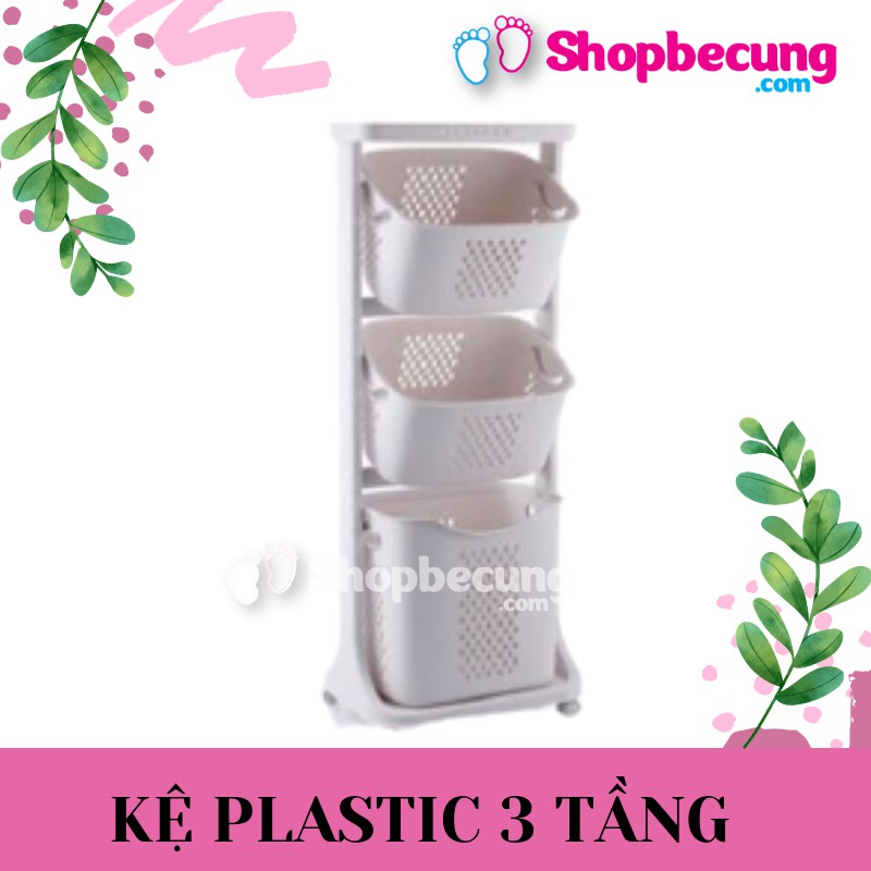 KỆ PLASTIC 3 TẦNG